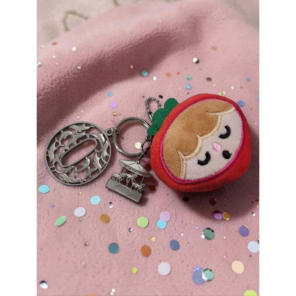 KIDS CUTE MONOGRAM BAG CHARM